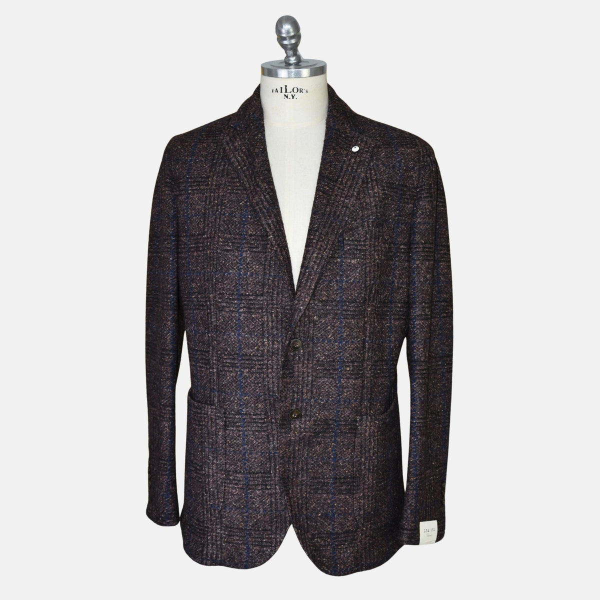 Bordeaux Check Dandy Blazer