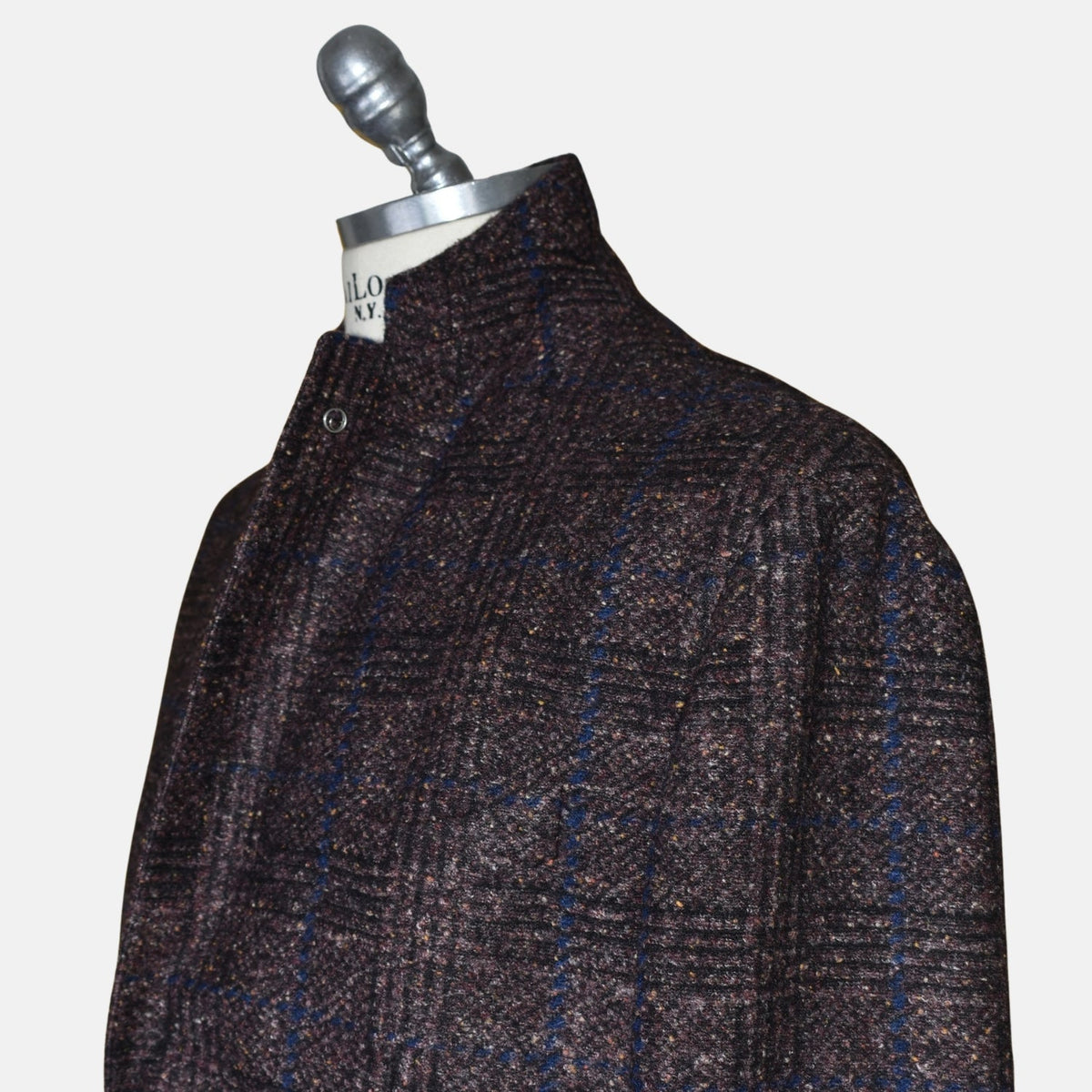 Bordeaux Check Dandy Blazer