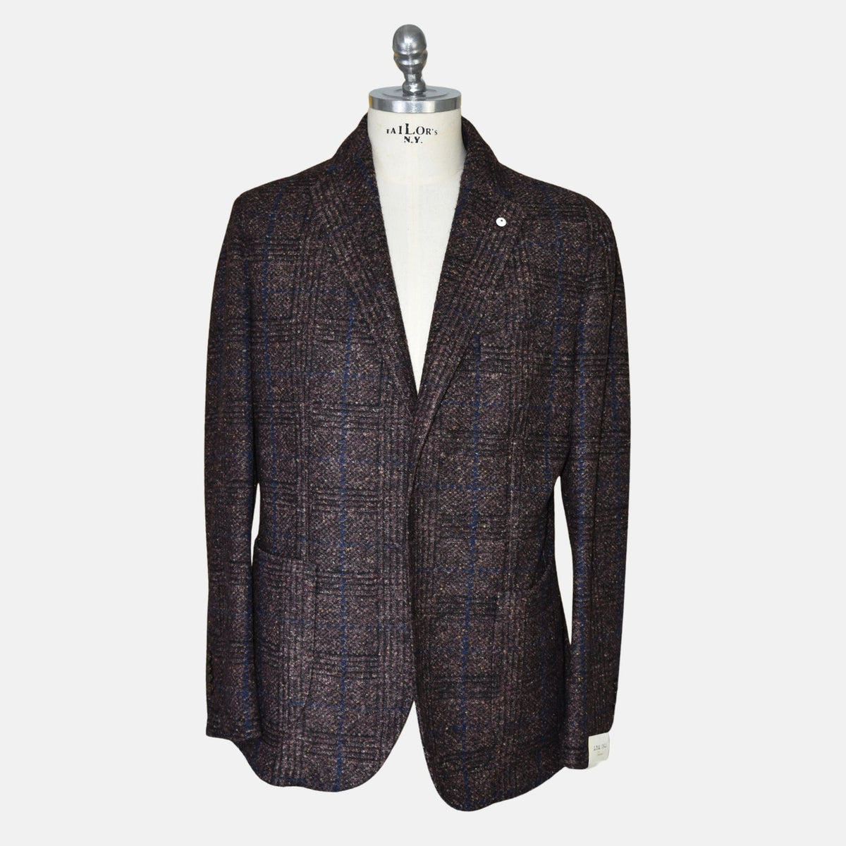 Bordeaux Check Dandy Blazer