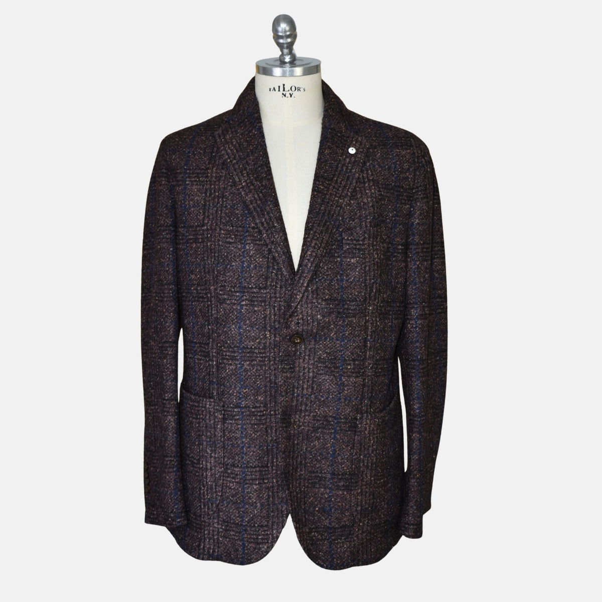 Bordeaux Check Dandy Blazer