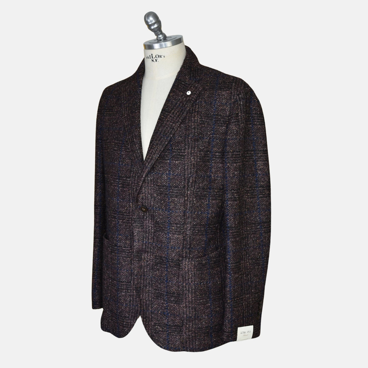 Bordeaux Check Dandy Blazer