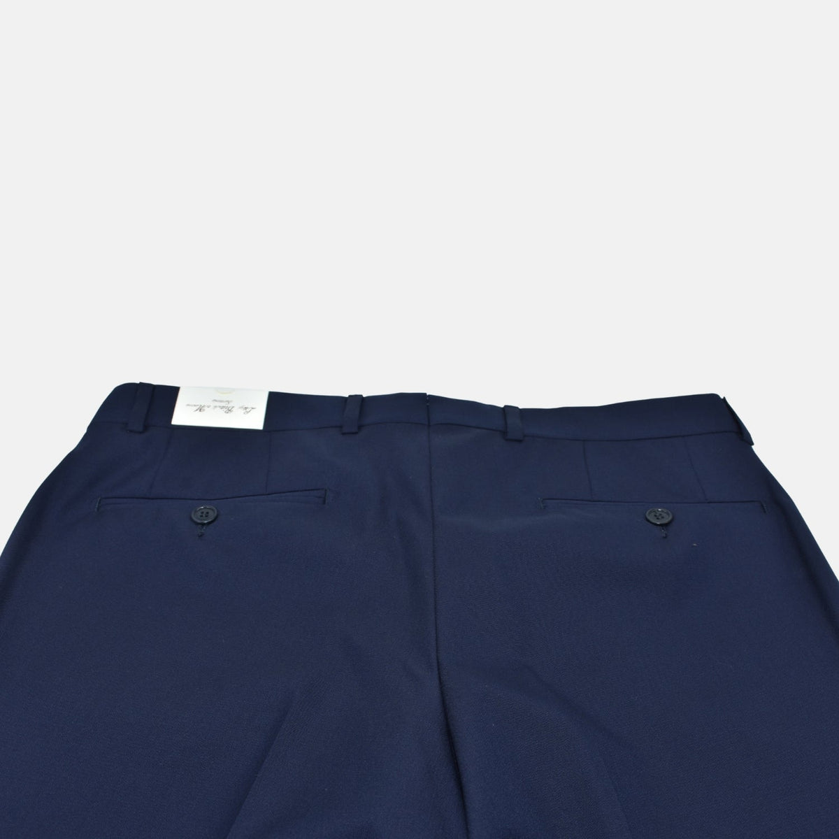 Navy Virgin Wool Trousers