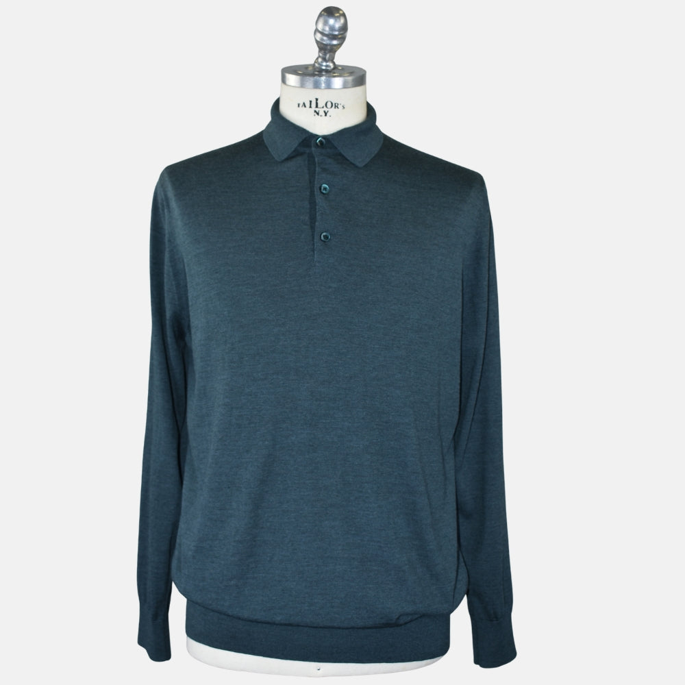 Mud Virgin Wool Longsleeve Polo (EU 56)
