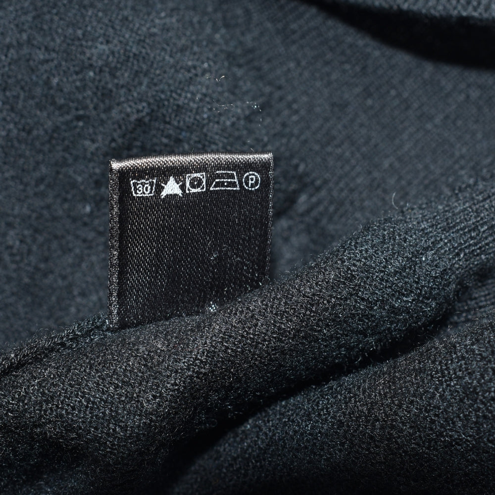 Black Cashmere Longsleeve Polo (EU 58)