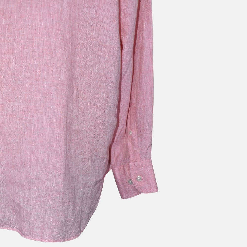 Pink Linen Shirt (XXL)