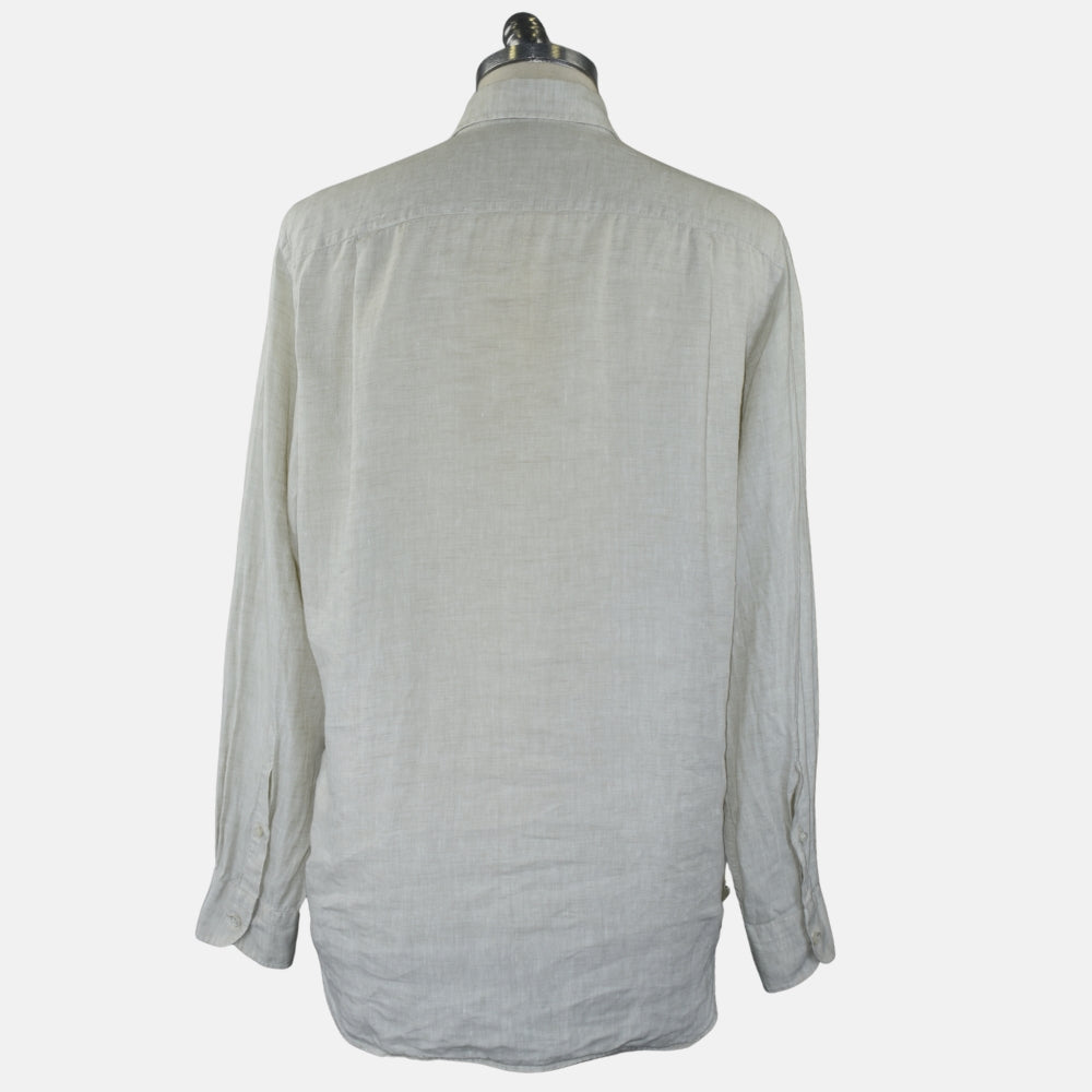 Beige Linen Shirt (XXL)