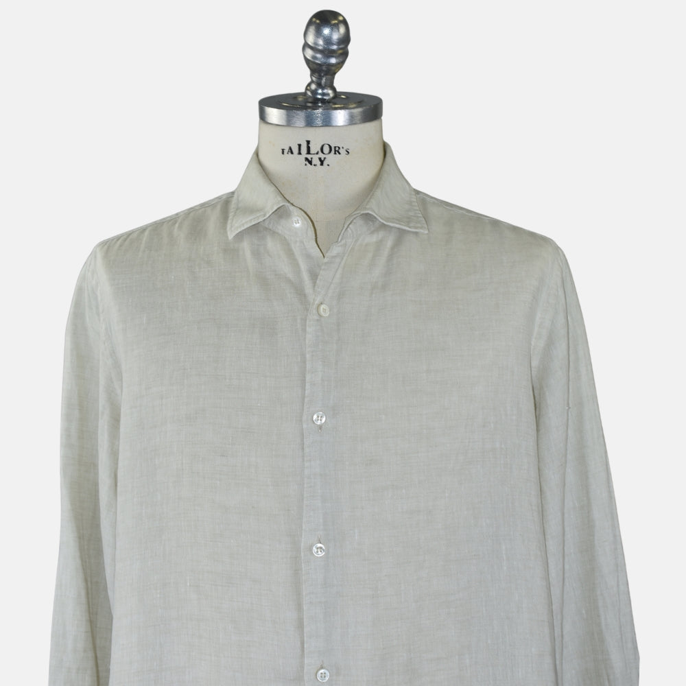 Beige Linen Shirt (XXL)