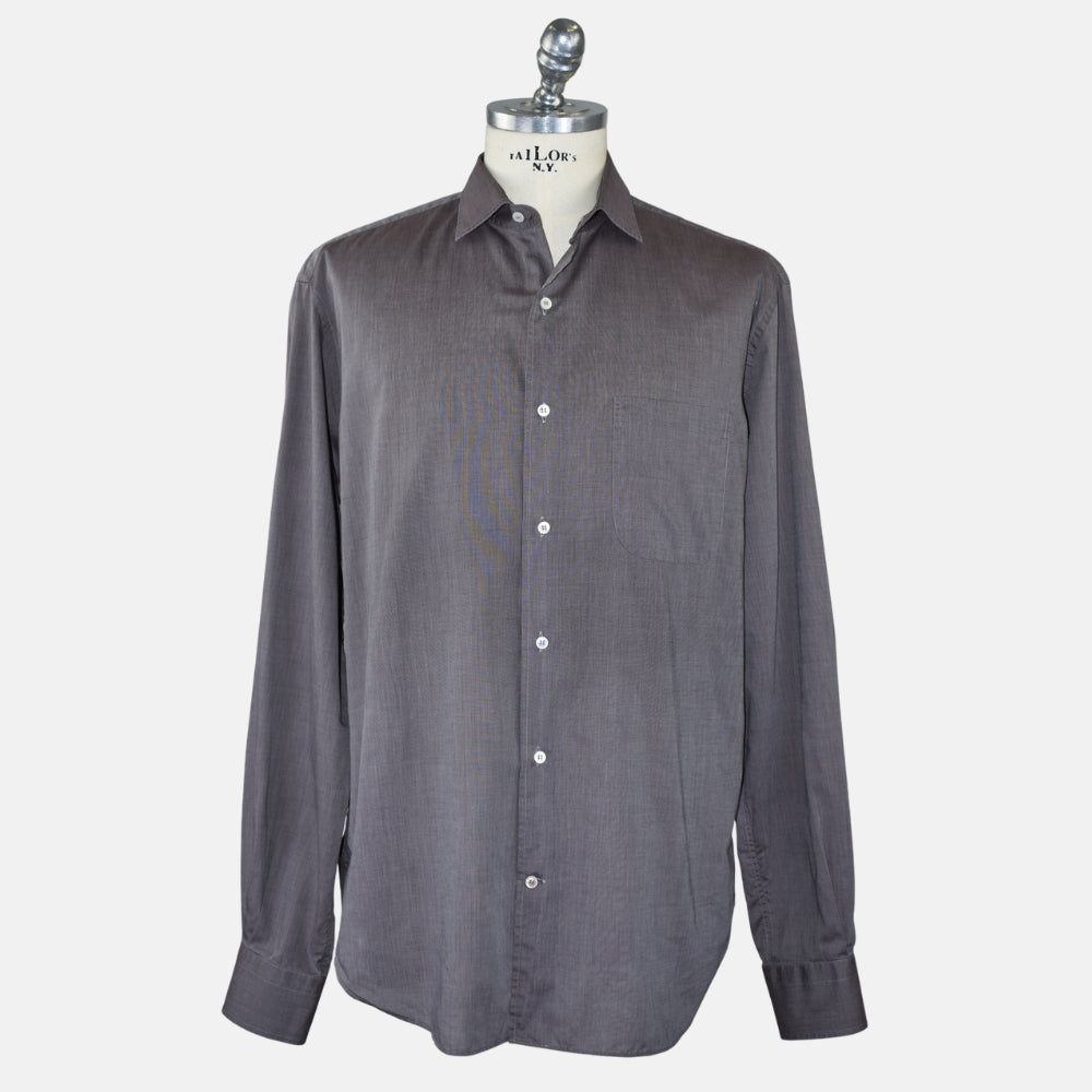 Taupe Cotton Shirt (XL)