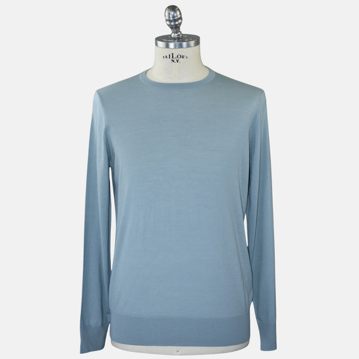 Light Petrol Virgin Wool Sweater (EU 48)