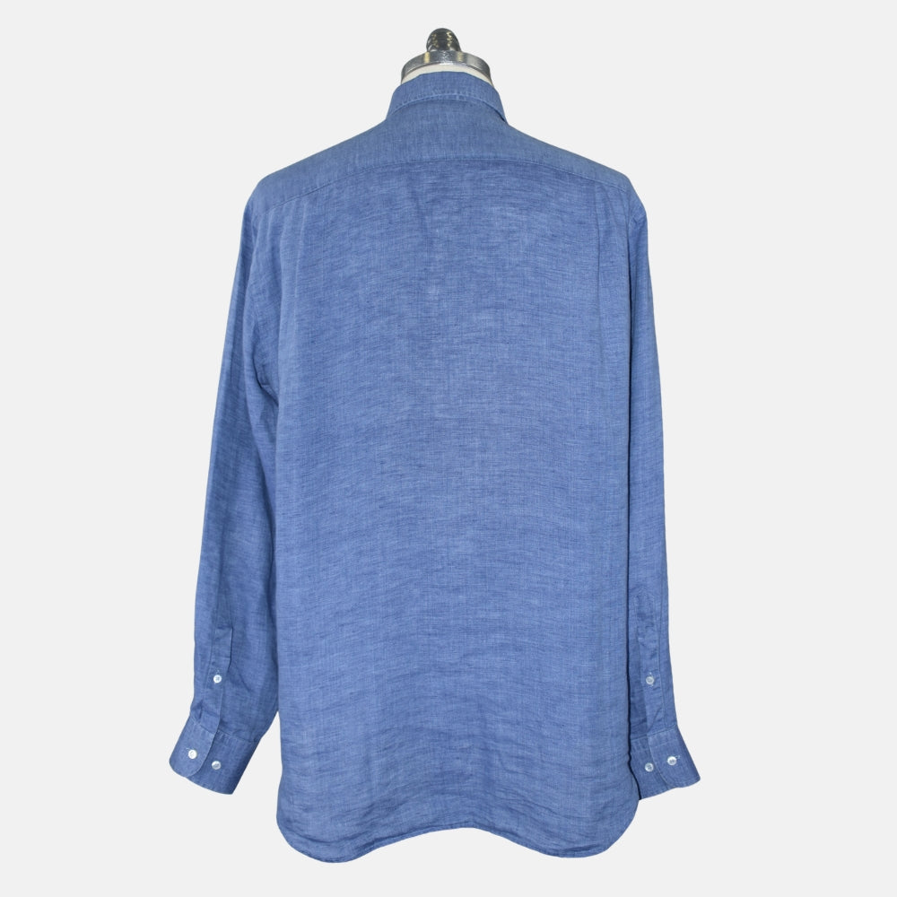 Blue Linen Shirt (XL)