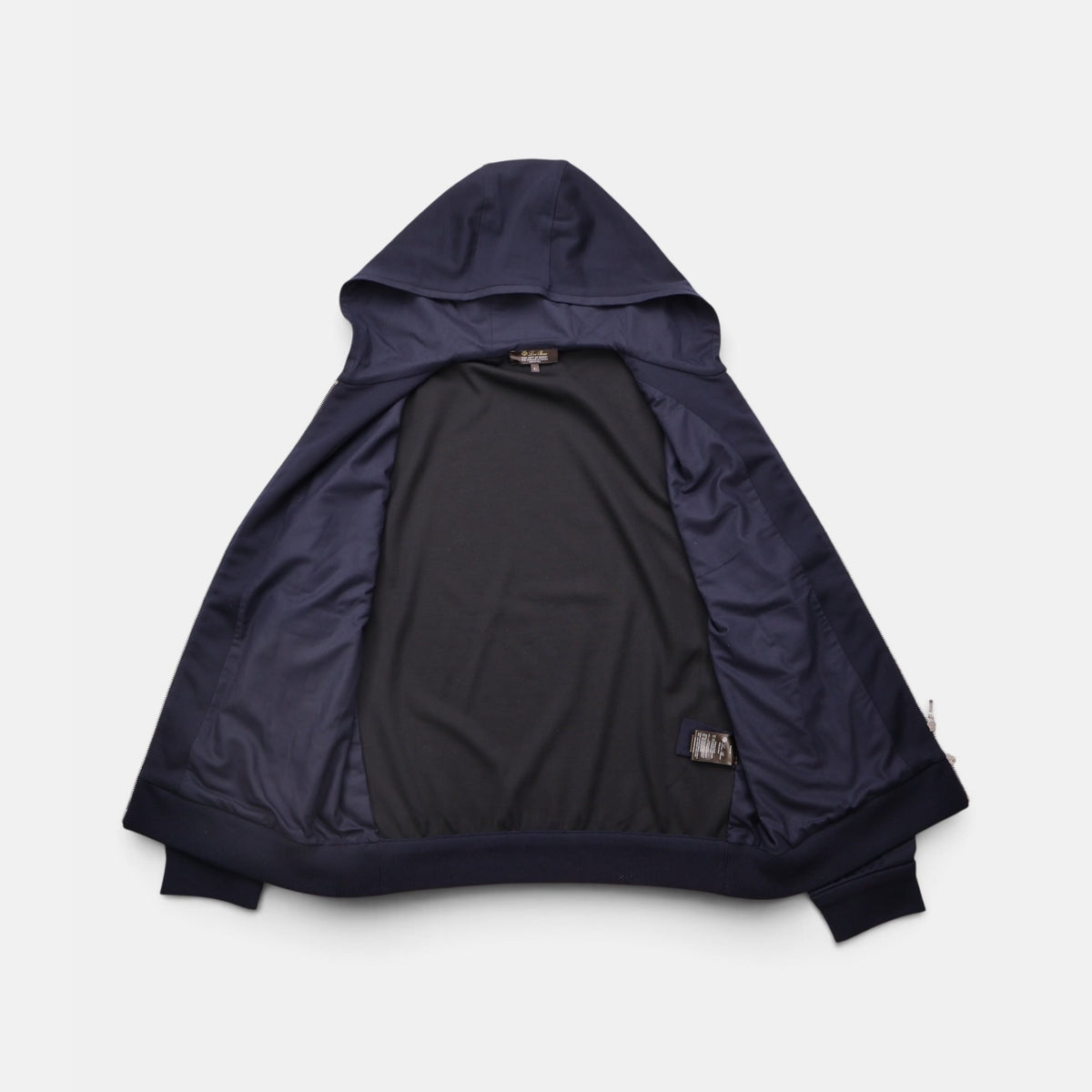 Loro Piana Double The Gift Of Kings® Vellano Hooded Bomber Navy (L)