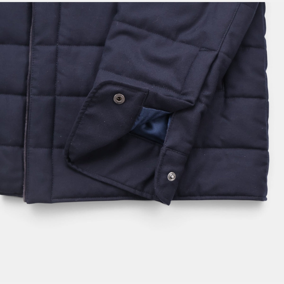 Loro Piana The Gift Of Kings® Quilted Oxford Jacket Navy (S)
