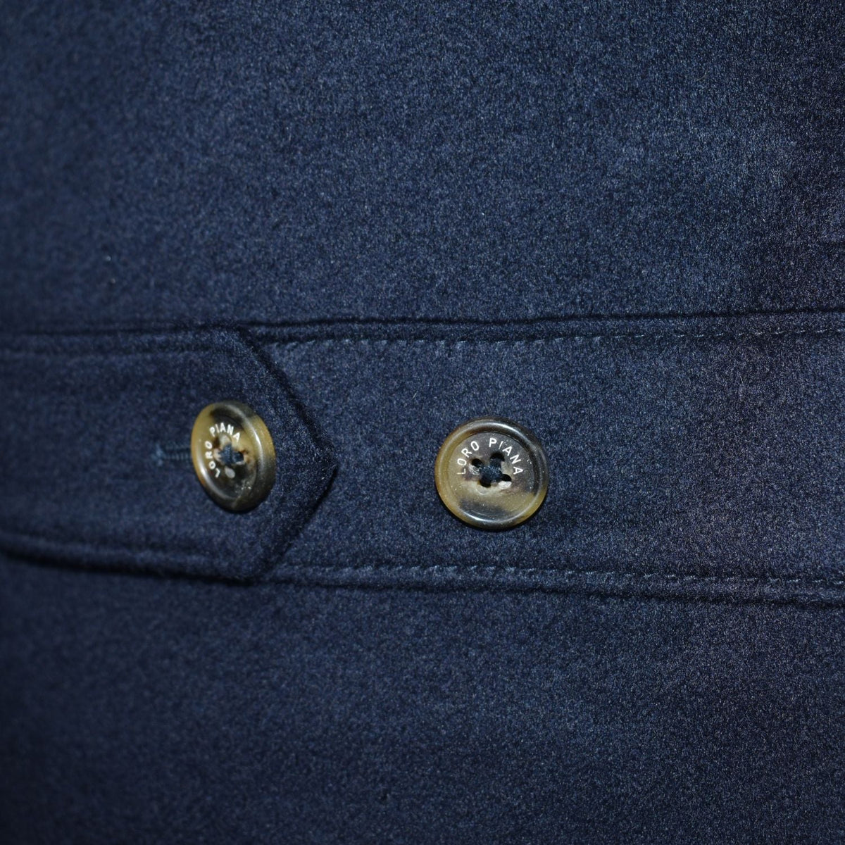 Navy Traveller Cashmere Coat