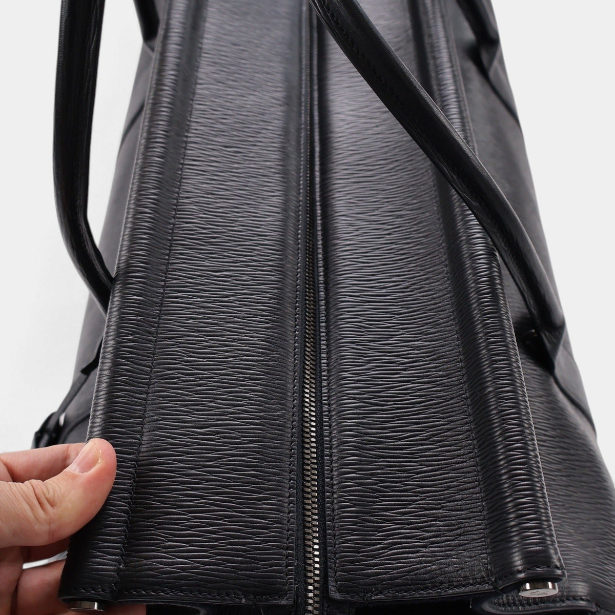 Zibeli Leather Cashmere L50 Loom Weekender Bag