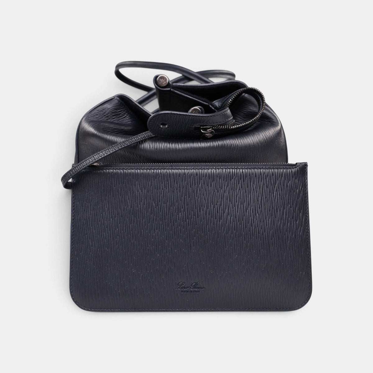Zibeli Leather Cashmere L50 Loom Weekender Bag