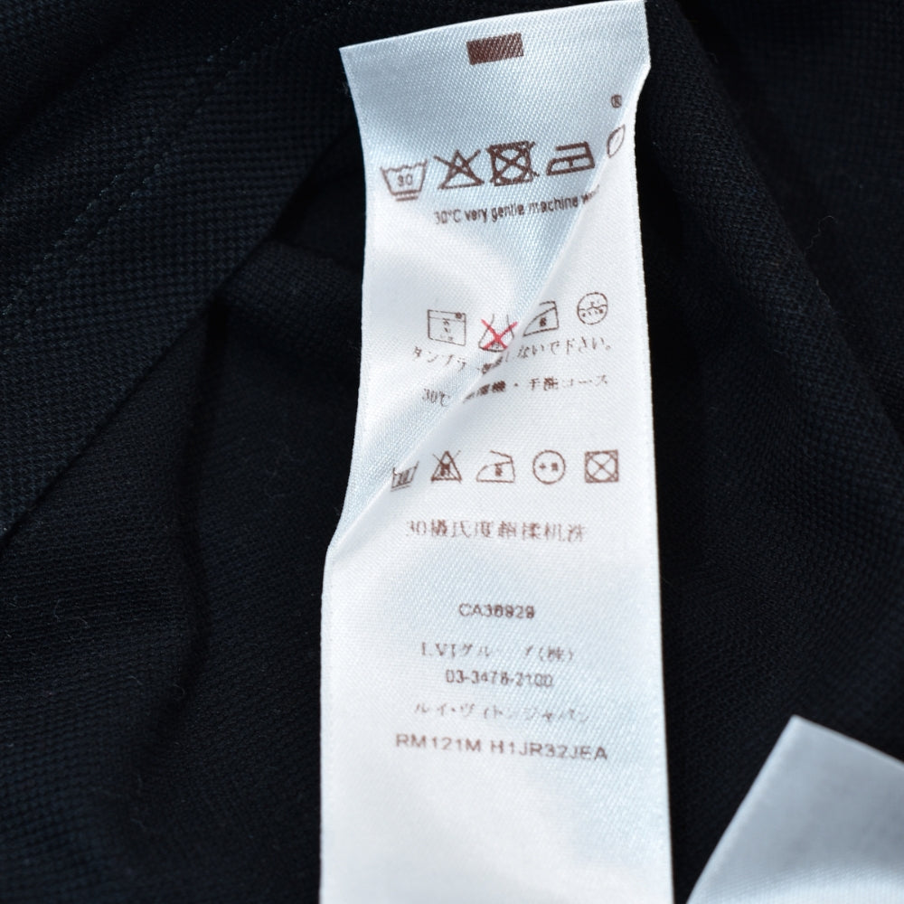 Black Cotton Poloshirt (XL)