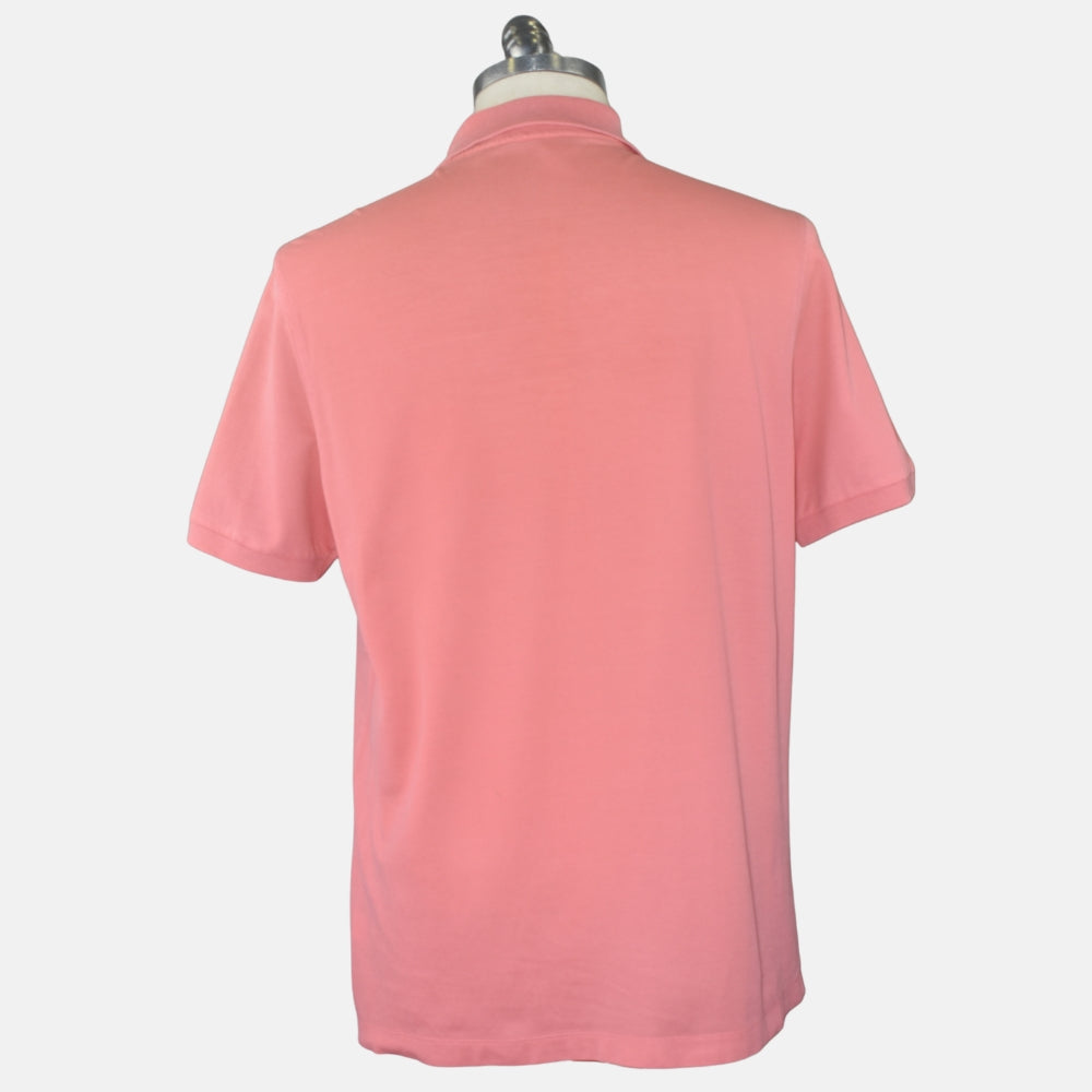 Lobster Colored Cotton Poloshirt (XL)