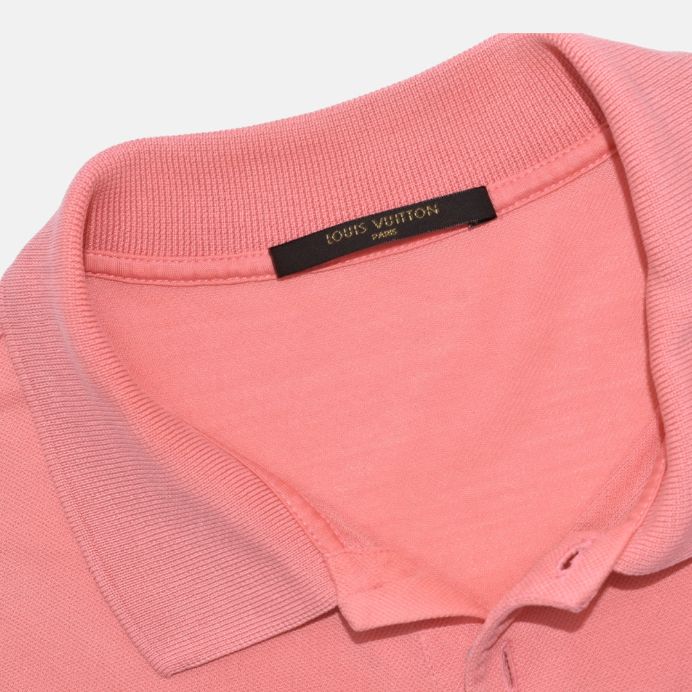 Lobster Colored Cotton Poloshirt (XL)