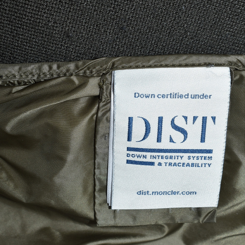 Khaki Hybrid Fabric Down Jacket (L)