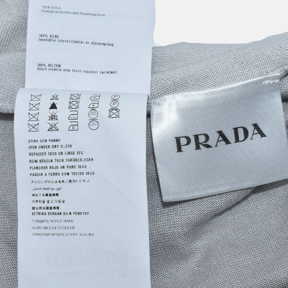 Light Grey Silk Cardigan (EU 52)