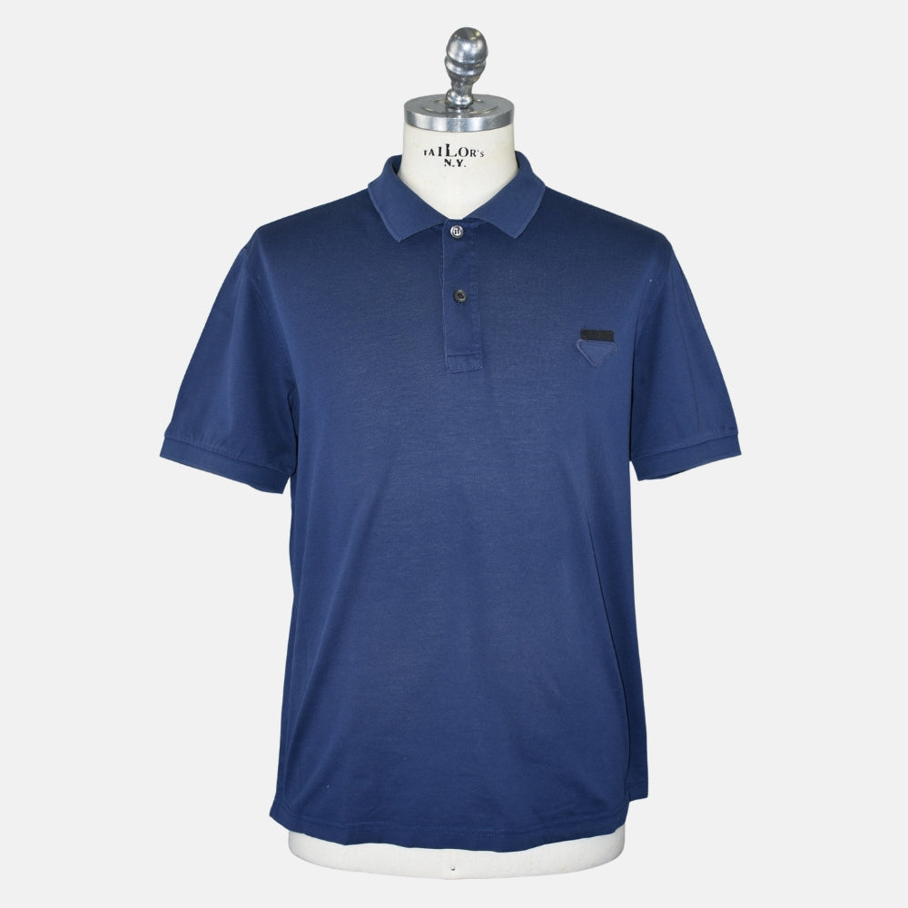 Blue Cotton Poloshirt (XXL)