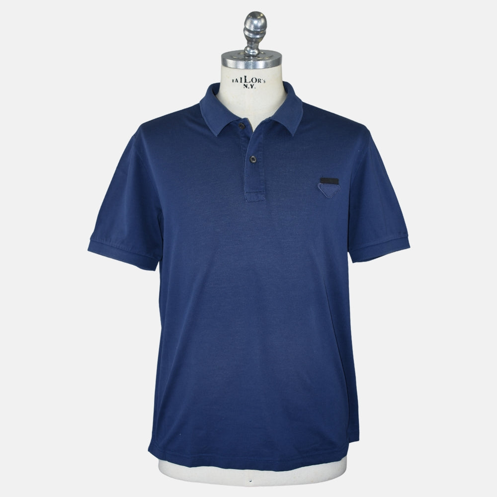 Blue Cotton Poloshirt (XXL)
