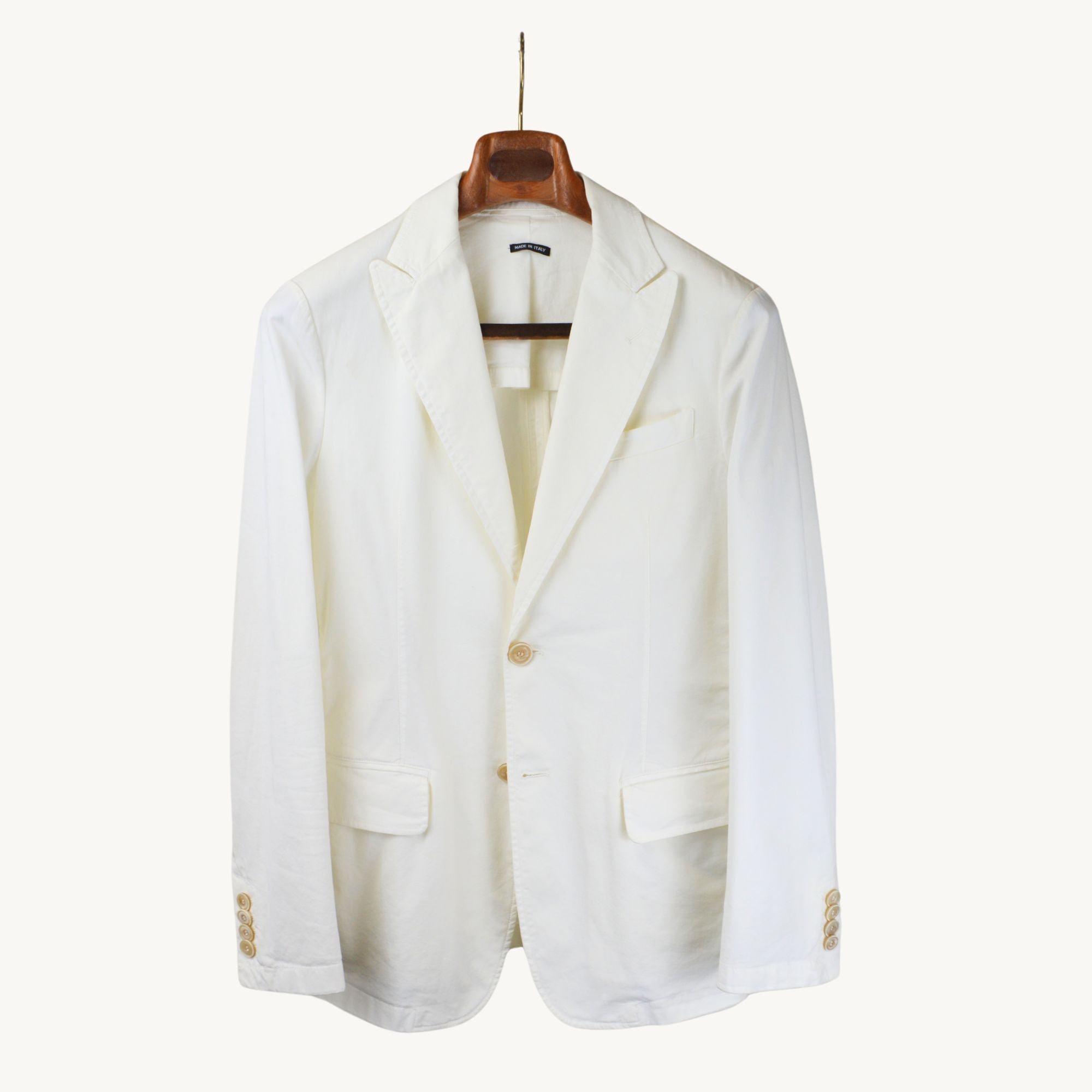 Offwhite Blazer made of Cotton (EU 48)
