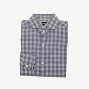 Grey Checked Cotton Shirt (EU 39)