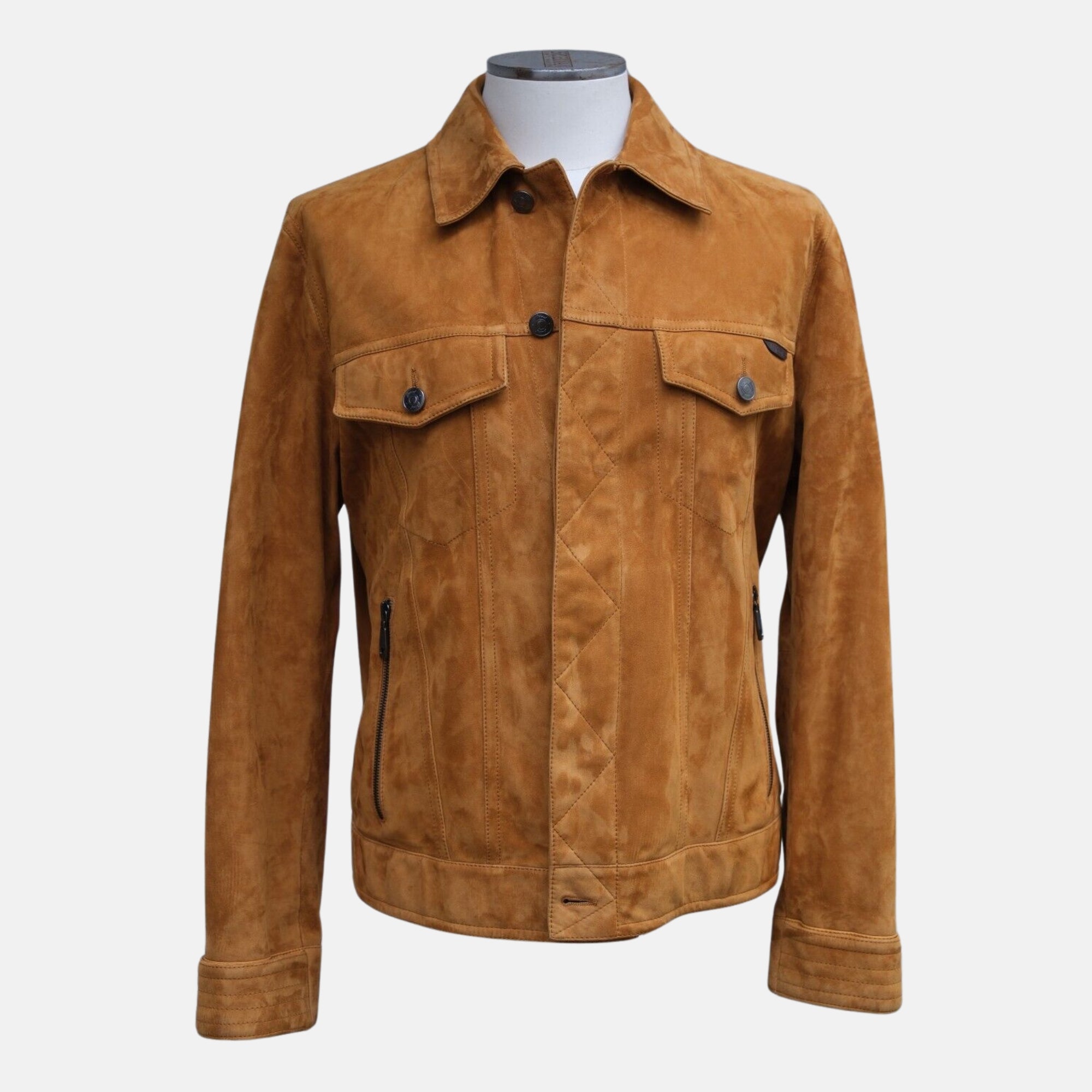 Brown Jacket Made of Suede (EU 50)