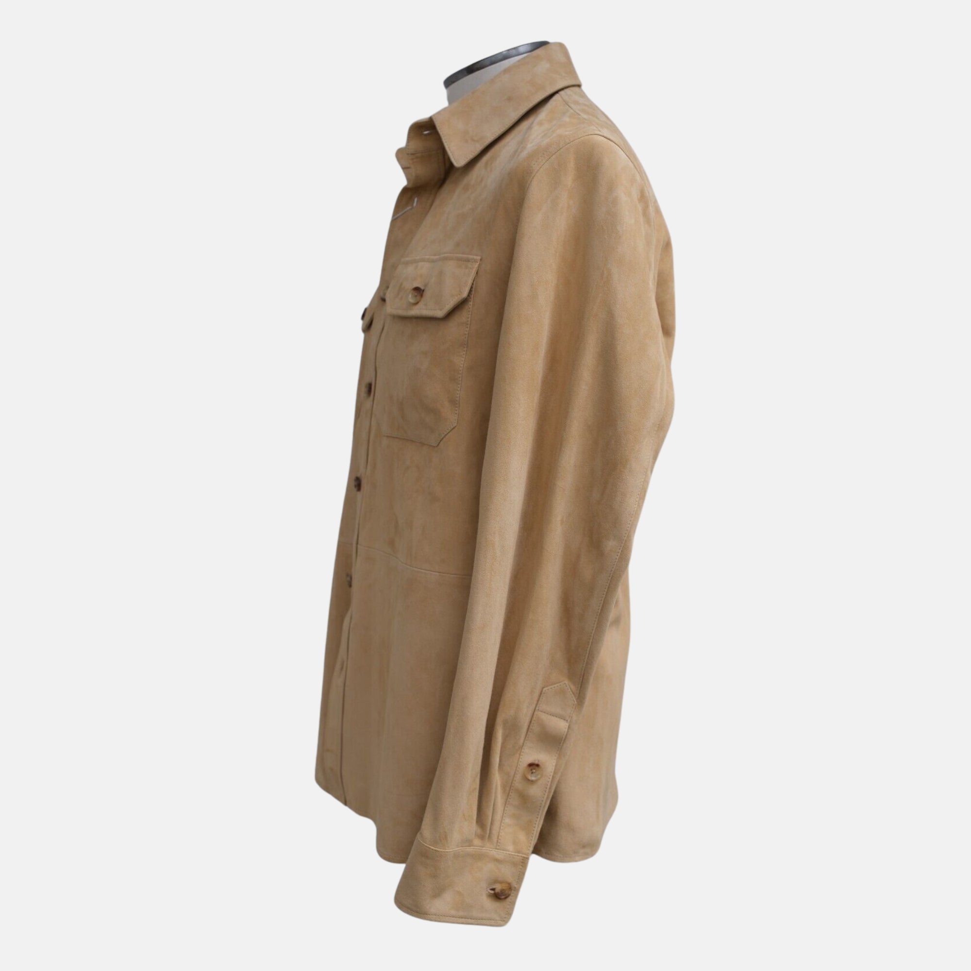 Sand Jacket Made of Suede (EU 50)