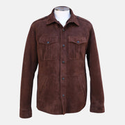 Brown Jacket Made of Shearling Leather (EU 52)