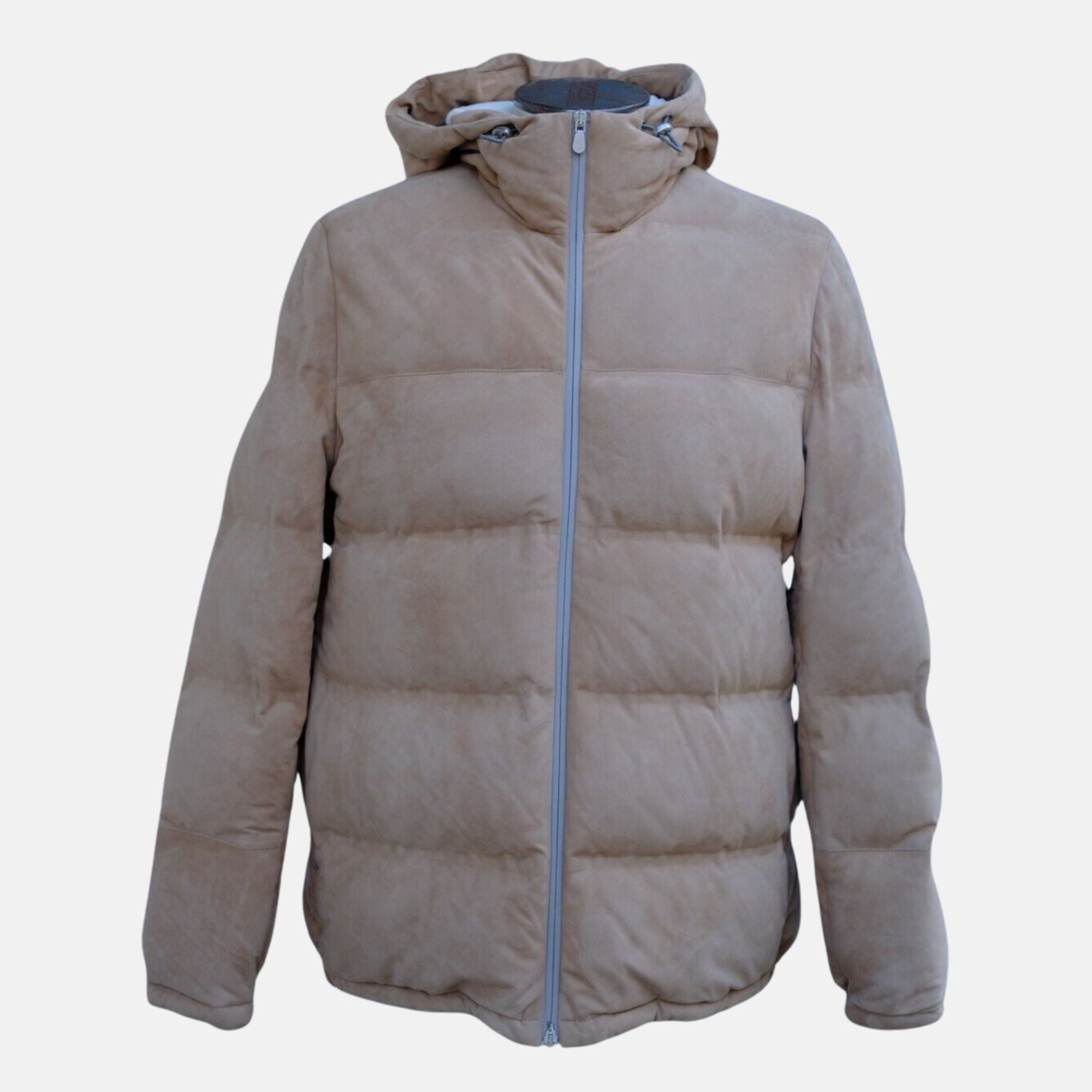 Sand Coat Made of Leather (EU 52)