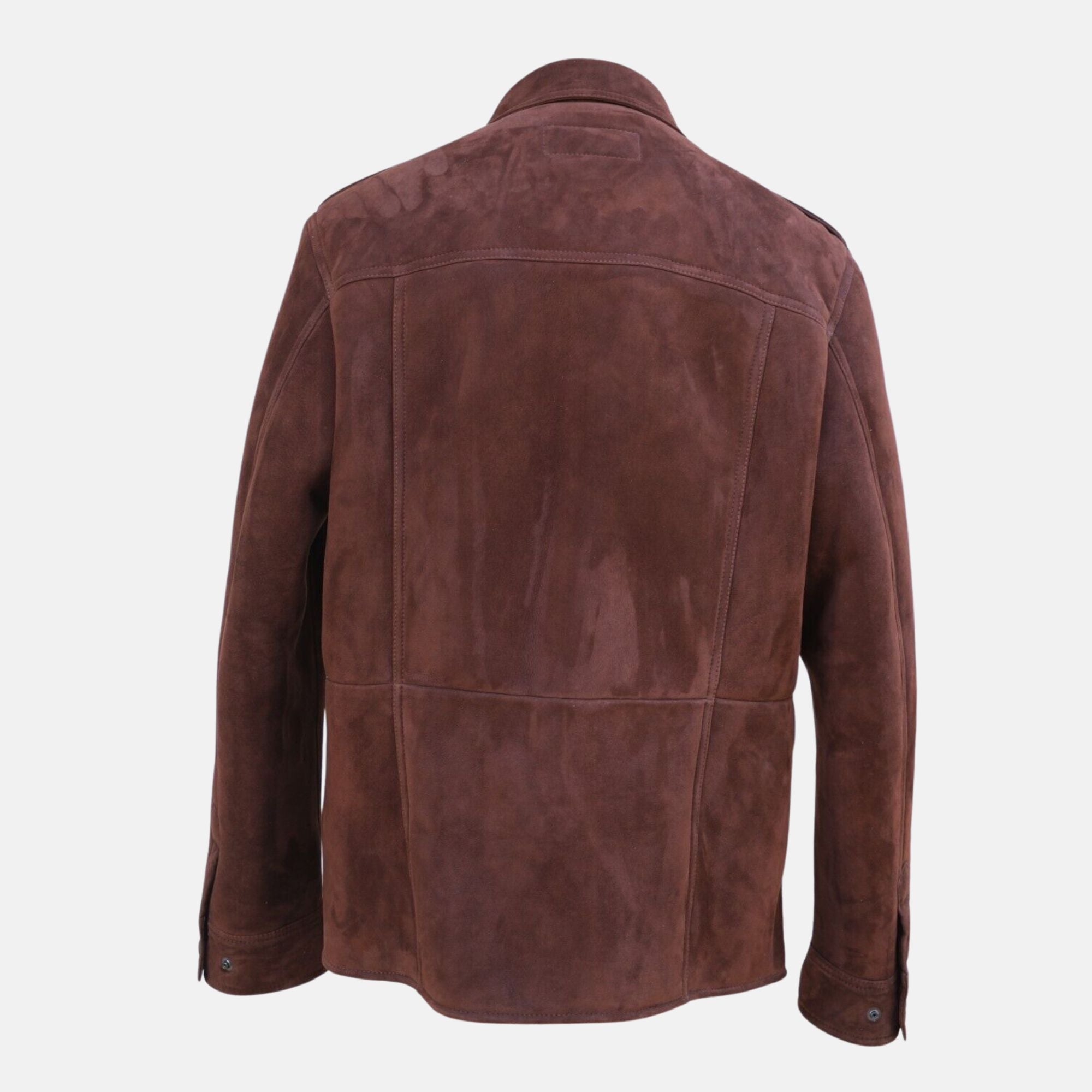 Brown Jacket Made of Shearling Leather (EU 52)