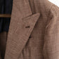 Brown Blazer made of Virgin Wool/Silk/Linen