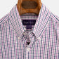 Multicolored Checked Shirt Made of Cotton