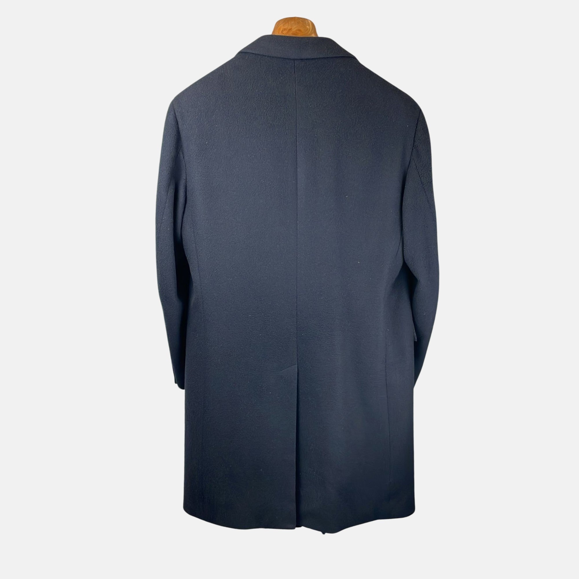 Navy Blue Cashmere Coat (EU 52)