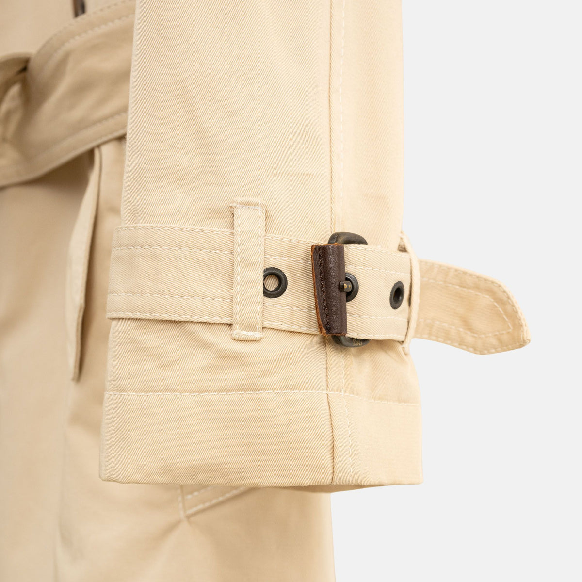 Beiger Trenchcoat aus Baumwolle (EU 48)