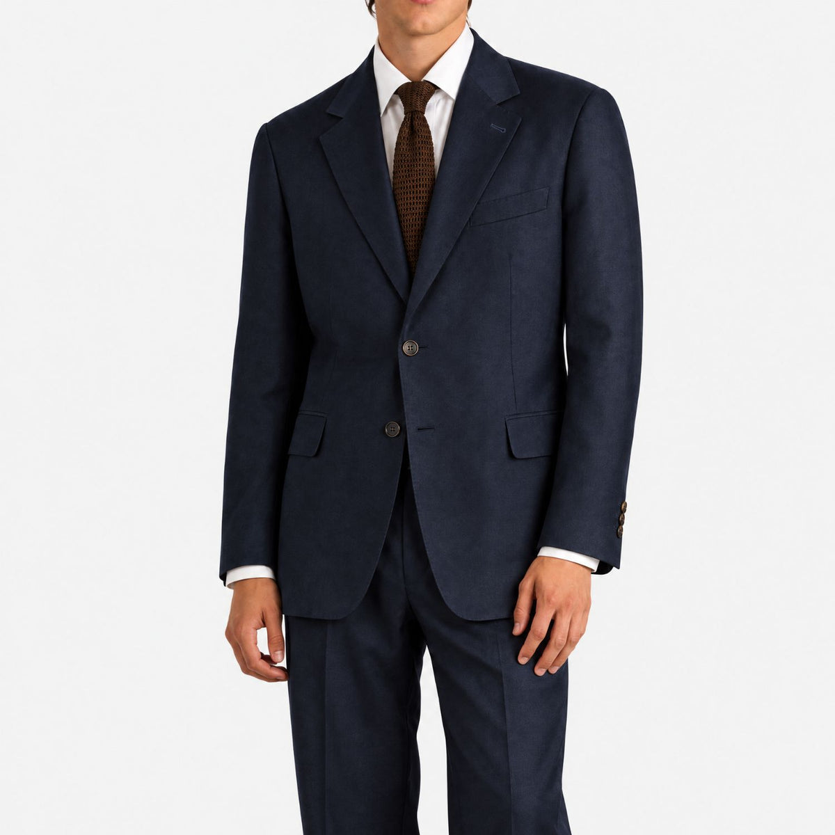 Navy Suit Virgin Wool/Silk