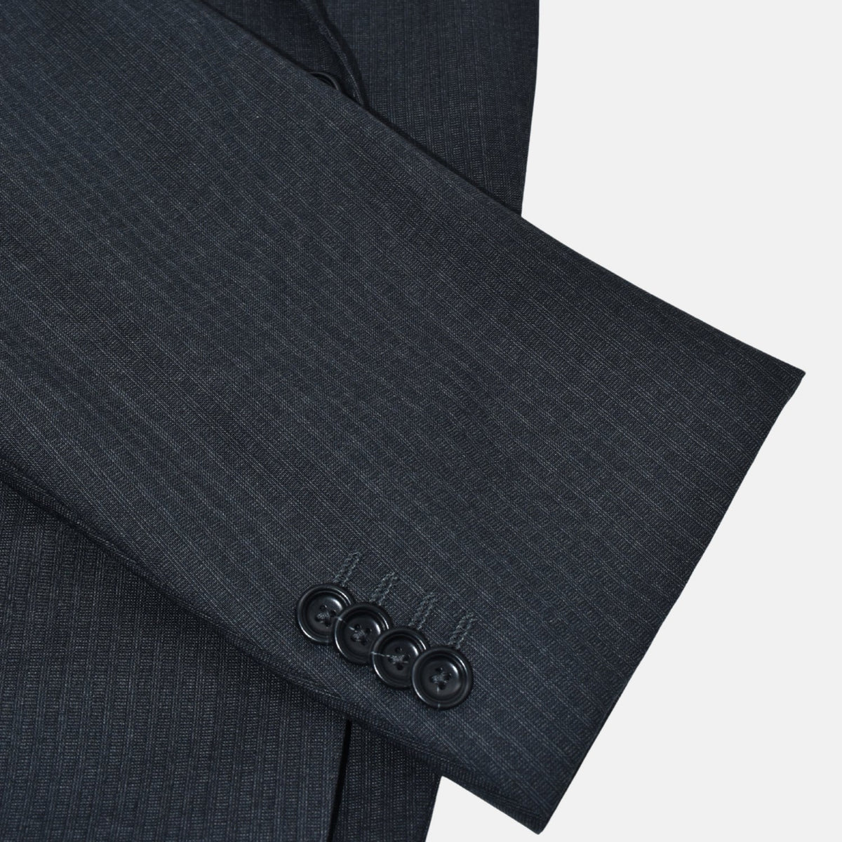 Charcoal Pinstripe City Wool Suit