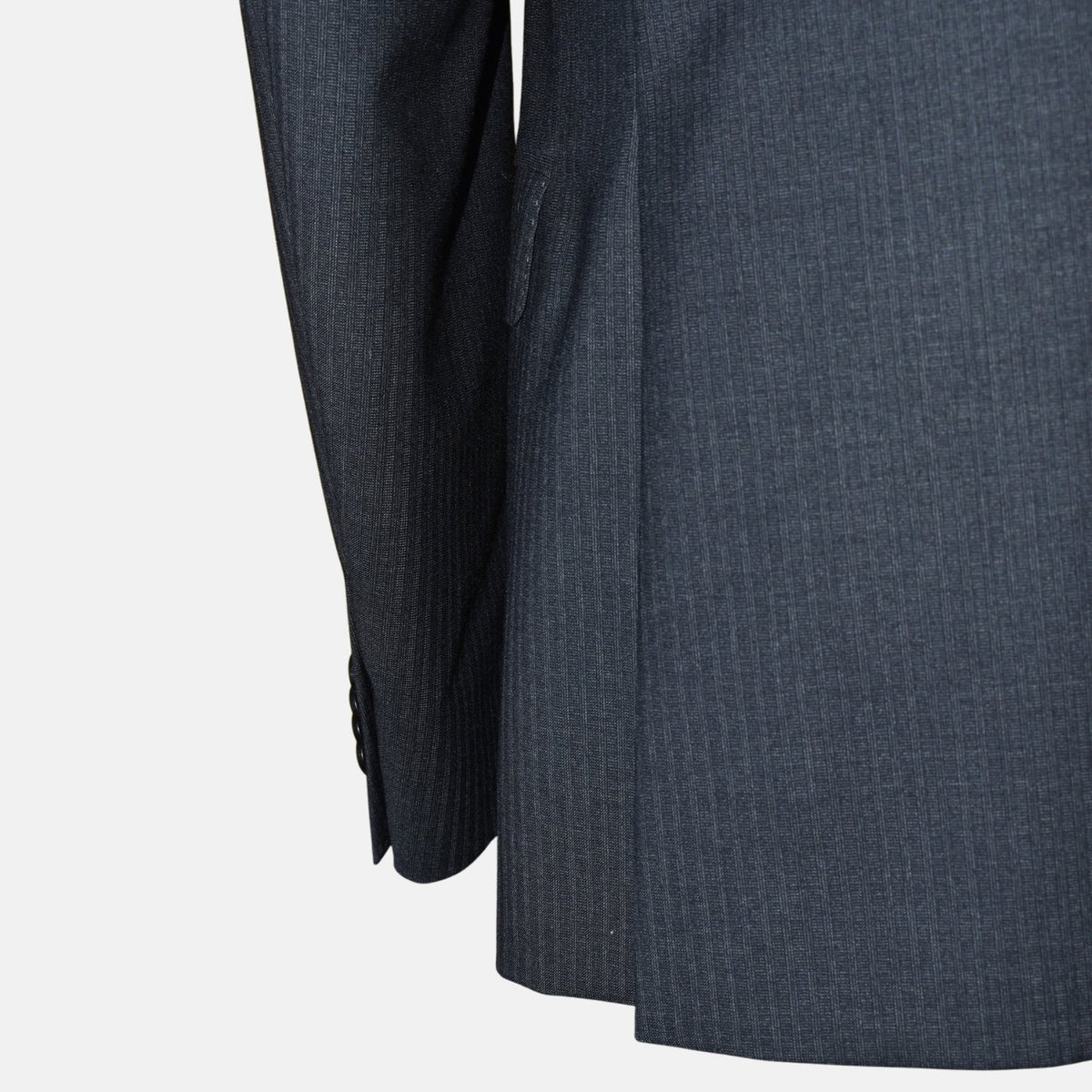 Charcoal Pinstripe City Wool Suit