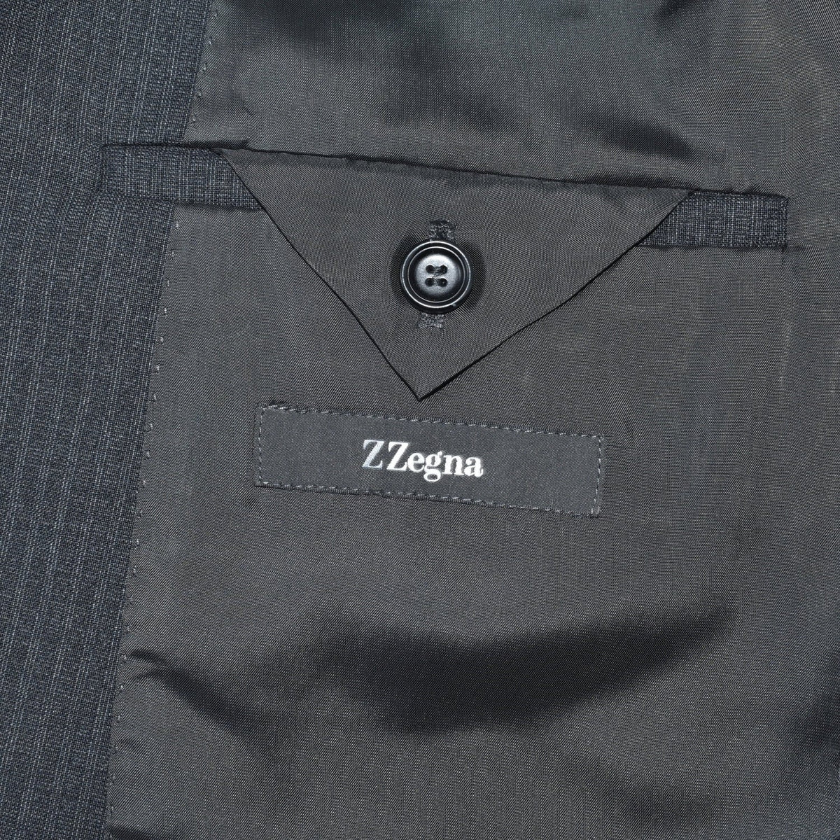 Charcoal Pinstripe City Wool Suit