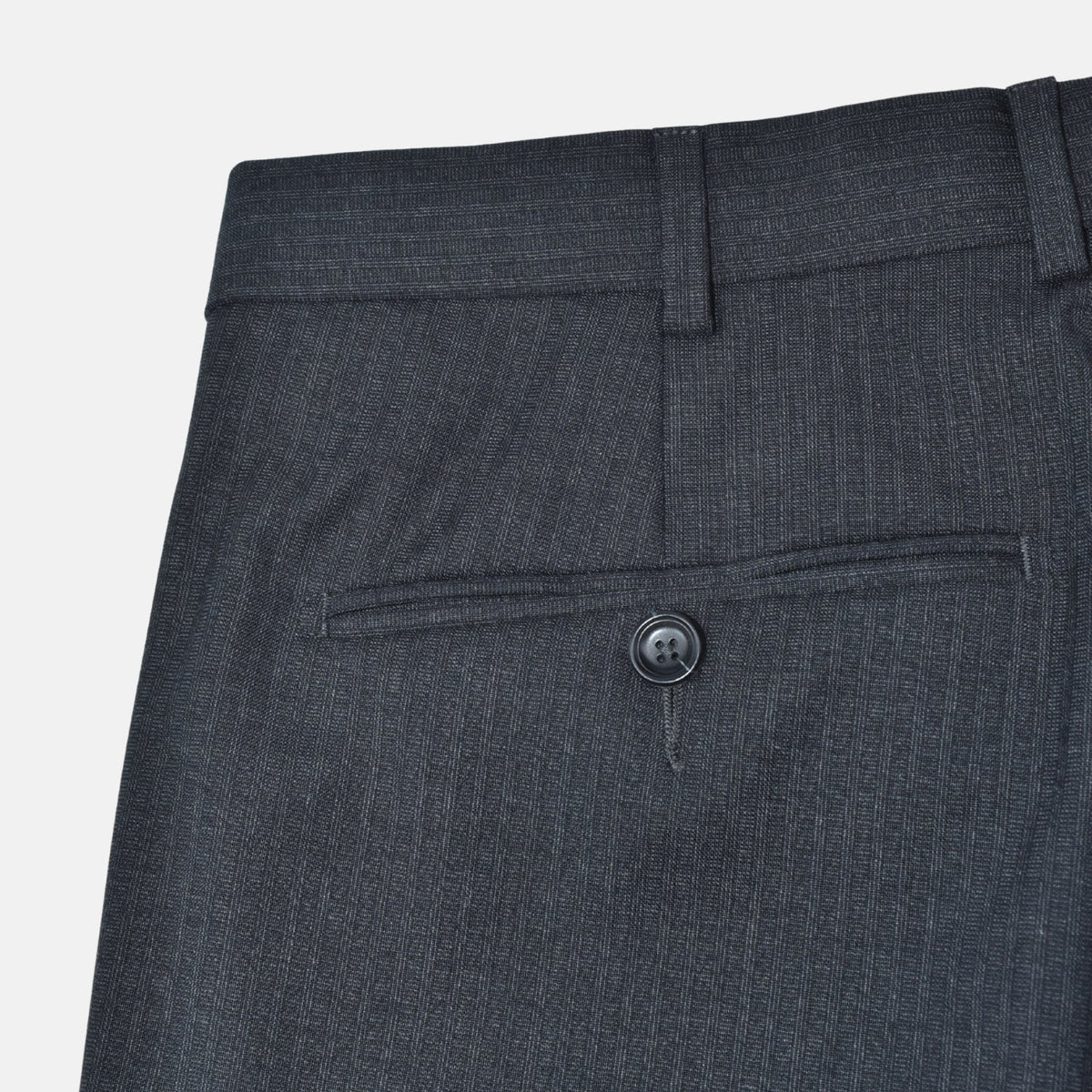 Charcoal Pinstripe City Wool Suit