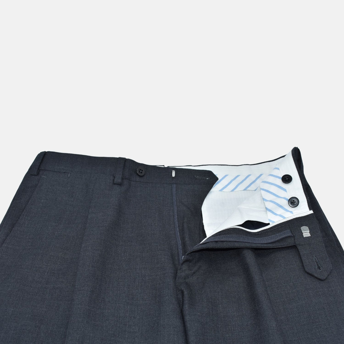 Anthracite Wool Trousers
