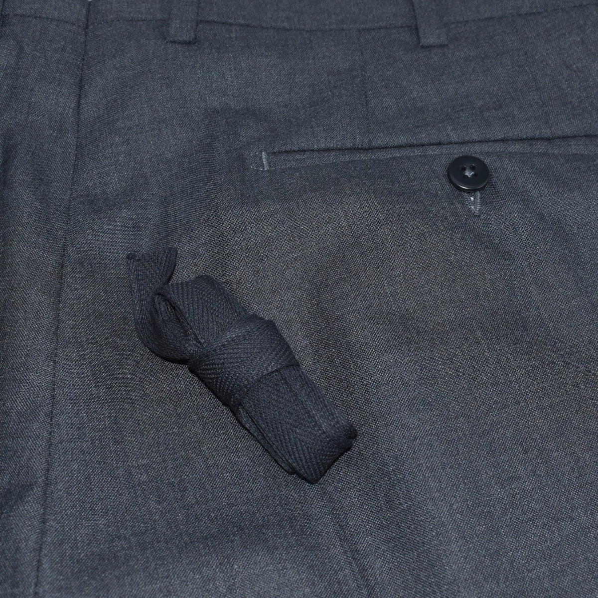 Anthracite Wool Trousers