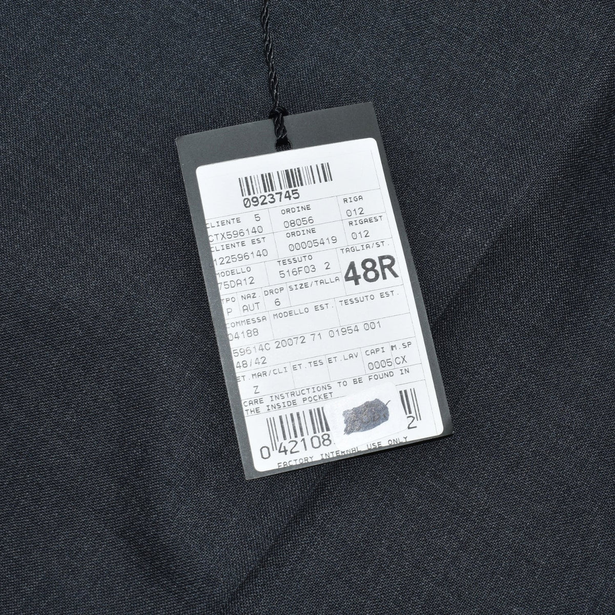 Anthracite Wool Trousers
