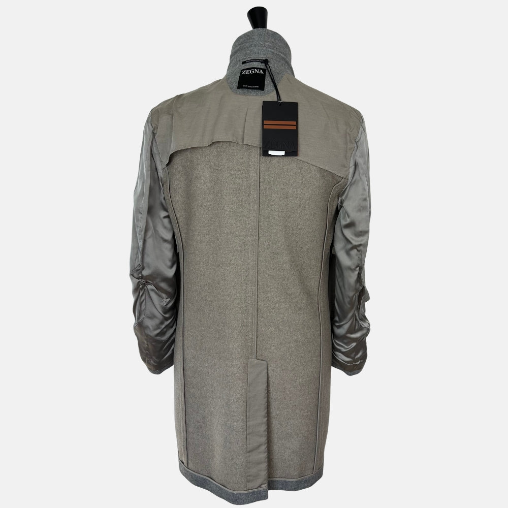 Oasi Cashmere Coat Grey Melange