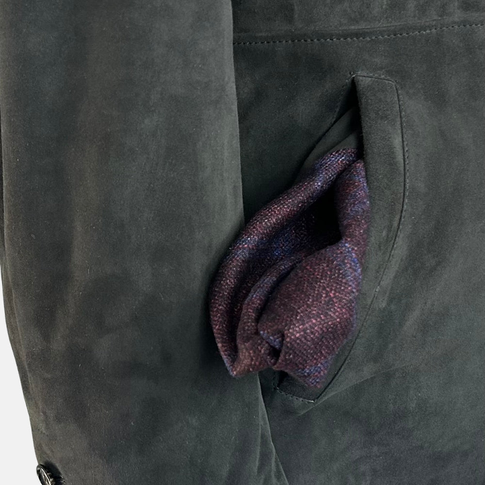 Suede Peacoat Anthracite