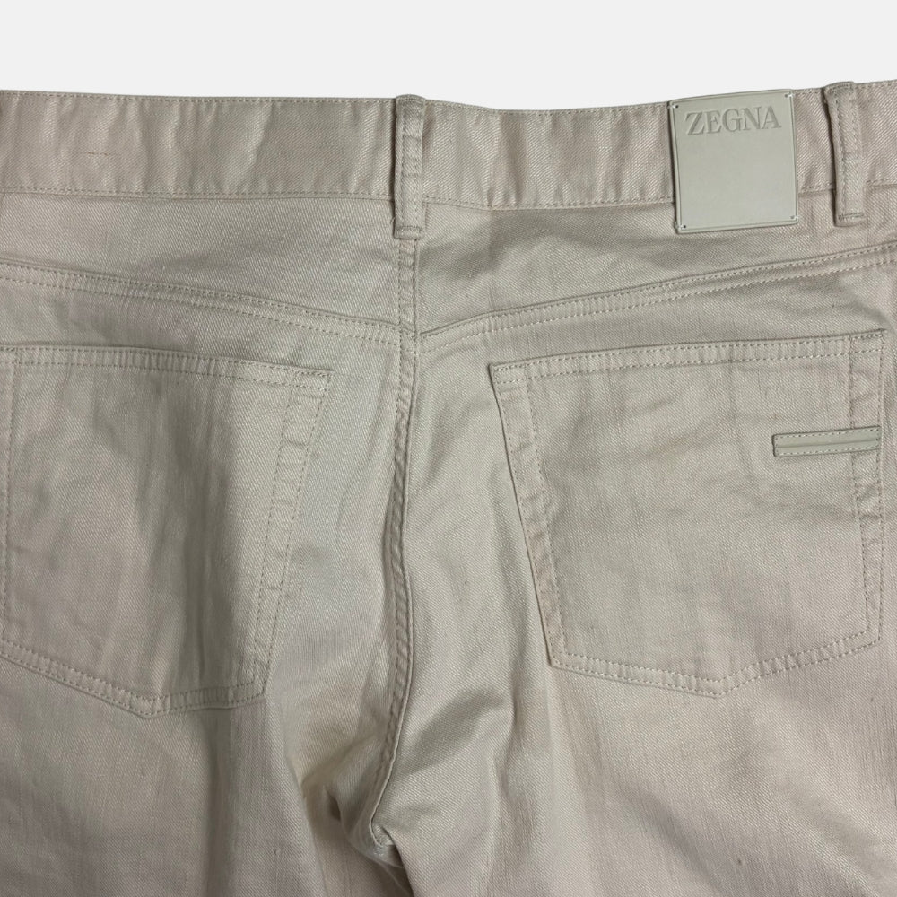 Linen Jeans Ecru