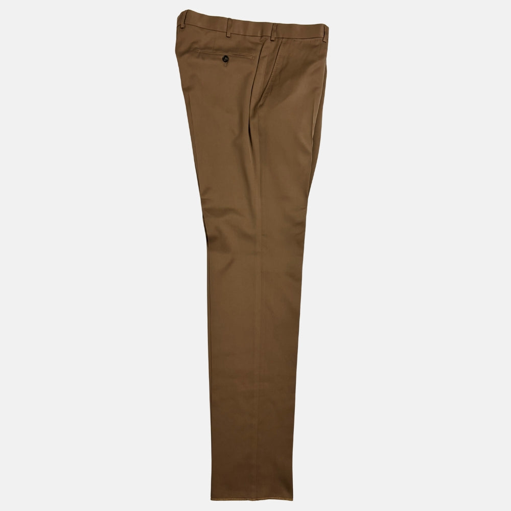 Silk Trousers Brown