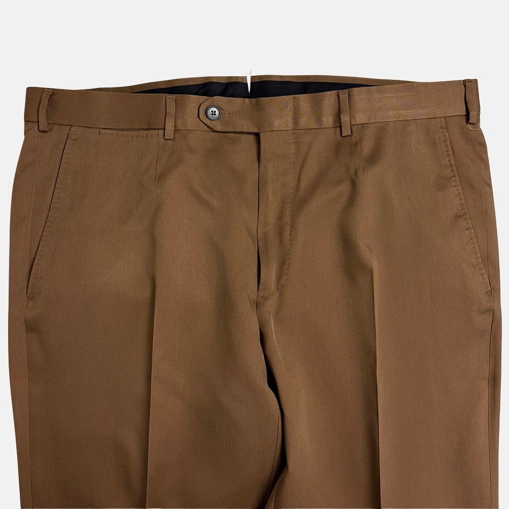 Silk Trousers Brown